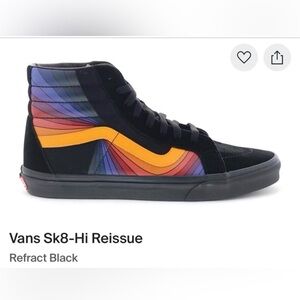 Vans Sk8-Hi Reissue Refract Black High-Top Sneakers